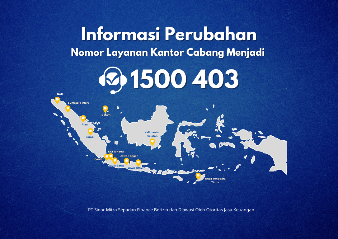Tahap 1 Perubahan No Telepon Kantor Cabang SMS Finance, Ini Daftarnya!