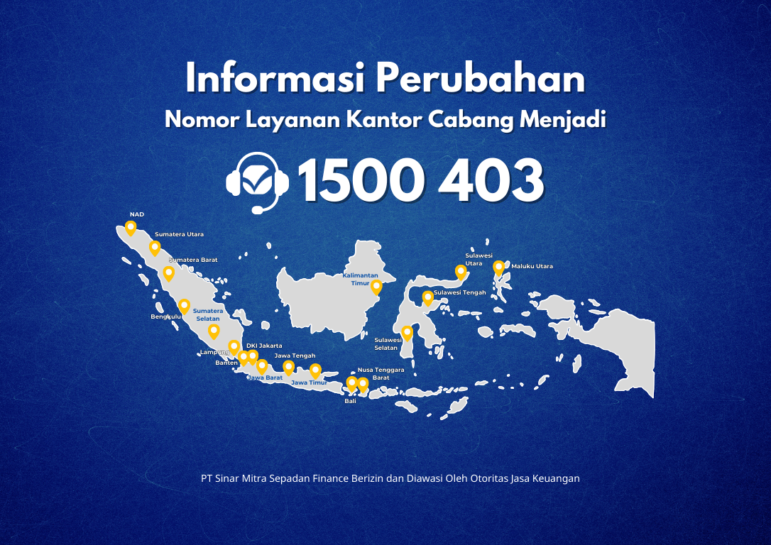 Tahap 2 Perubahan No Telepon Kantor Cabang SMS Finance, Cek Daftarnya!